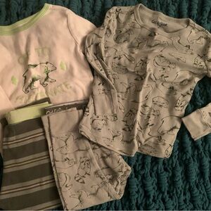 Carter's wildlife pajamas